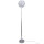 Moderne Halogen Stehleuchte Alissa 30cm Alu-Drahtgeflecht Standlampe