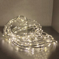 Kopie von LED Girlande Silber Warmweiß 180 flammig Innen Dekorationsbeleuchtung Dekoleuchte #1