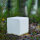 Dekorative Solarleuchte Mate Würfel 40cm Solarlampe farbwechselnd Gartendeko