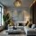 LED + Halogen Decken-Wand-Leuchte KARINA 50cm Fernbedienung Aluminium-Chrom Dekolampe #1