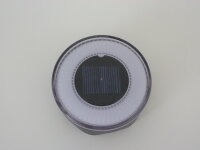 Solar-Bodenleuchte rund nickel