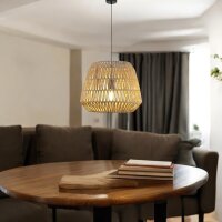 Pendelleuchte Anda 40cm Papier Braun E27 IP20