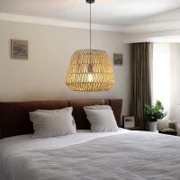 Pendelleuchte Anda 40cm Papier Braun E27 IP20