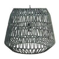 Pendelleuchte Anda 40cm Papier Schwarz E27 IP20