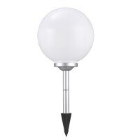 Solar Kugelleuchte Ola 25cm mit Erdspieß Kunststoff...