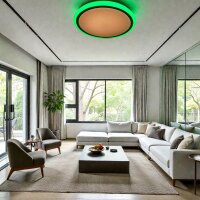 LED Dekenleuchte Korfu 40 mit FB