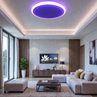 LED Dekenleuchte Korfu 40 mit FB