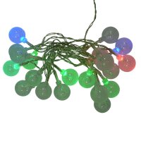 LED Lichterkette BALL 20 flammig Kugellichterkette...
