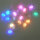 LED Lichterkette BALL 20 flammig Kugellichterkette Batterie betrieben Dekolicht RGB