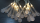 Lichterkette Tropfen 15 LED farbwechselnd  batteriebetrieben Weihnachtsbeleuchtung Fensterdeko