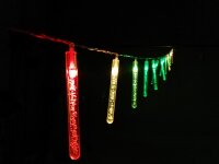 Lichterkette Bubble 15 LED farbwechselnd  batteriebetrieben Weihnachtsbeleuchtung Tischdeko