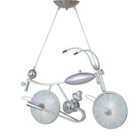 Deckenleuchte Bike  Designer Lampe Glas/Metall...