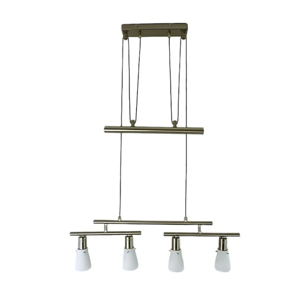 Decken-Pendel-Leuchte ZARA 2 x 2 flg. mit Gegenzug Esszimmer-Lampe