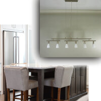 Decken-Pendel-Leuchte ZARA 3 x 2 flg. Esszimmer-Lampe