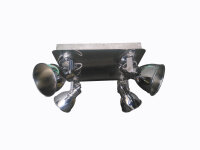 Deckenstrahler Spotlampe Letora chrom Deckenleuchte...