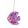Dekoleuchte Fisch Lampe Fiberglas Lichterkette 10 flg. Dekoration Kinderleuchte lila