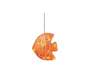 Dekoleuchte Fisch Lampe Fiberglas Lichterkette 10 flg....
