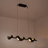 Designer LED Hänge-Pendel-Lampe KARE dimmbar...
