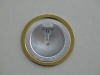 Einbauleuchten 3 er Set Messing, Niedervolt, Möbeleinbauleuchten