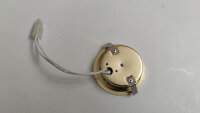 Einbauleuchten 3 er Set Messing, Niedervolt, Möbeleinbauleuchten