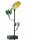 Gartenstecker Vogel Deko-Gartenbeleuchtung Solarleuchte  grau-gelb/schwarz einzeln