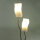 Halogen Stehleuchte Madrid 2 flammig Lampe mit Opalglas Standlampe