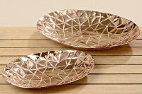 Handgearbeitete Deko Teller Elif im 2er-Set Aluminium...