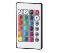 Hochwerige LED-Garten-Solar-Kugel-Leuchte BIRTA m. Spieß-USB-Kabel-Fernbedienung 20 cm