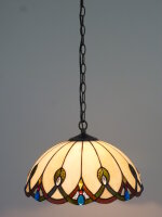 Deckenleuchte Chantal Echtglas Tiffany Stil  Pendelllampe