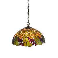 Hochwertige Echtglas Tiffany Stil Deckenleuchte Corina...