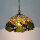 Hochwertige Echtglas Tiffany Stil Deckenleuchte Corina Deckenlampe Hängeleuchte