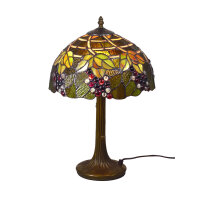 Tischleuchte Corina Echtglas Tiffany Stil Lampe...