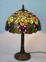 Tischleuchte Corina Echtglas Tiffany Stil Lampe...