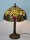 Tischleuchte Corina Echtglas Tiffany Stil Lampe Nachttischleuchte Höhe 47cm