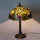 Tischleuchte Corina Echtglas Tiffany Stil Lampe Nachttischleuchte Höhe 47cm