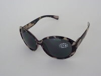 Hochwertige moderne Damen Sonnenbrille der Marke Dapo, diverse Modelle rund Modell 10 schwarz-grau