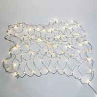 120 LED Lichtnetz Lichtvorhang Beleuchtung Außen/Innen Gartenbeleuchtung Kette