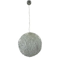 LED + Halogen Pendel-Decken-Luchte ALINA mit Fernbedienung LED blau