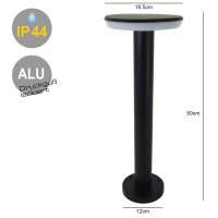 LED Sockelleuchte HAGEN 50cm