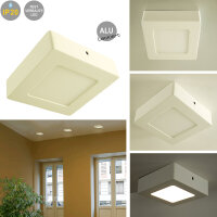 LED Decken- Wandleuchte Belina eckig 12 cm Badleuchte