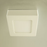 LED Decken- Wandleuchte Belina eckig 12 cm Badleuchte