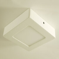 LED Decken- Wandleuchte Belina eckig 12 cm Badleuchte