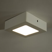 LED Decken- Wandleuchte Belina eckig 12 cm Badleuchte