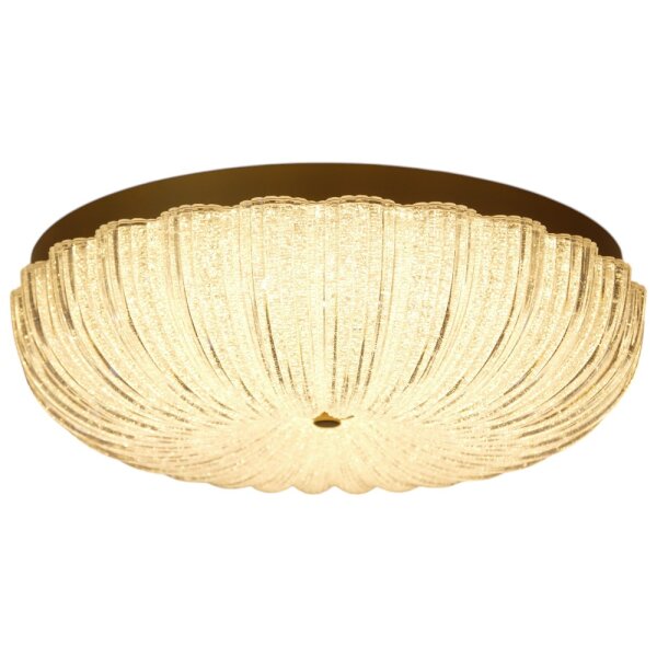 LED Dekenleuchte Isla D: 40cm messing/weiß Lichtfarbe wechselbar