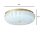 LED Dekenleuchte Isla D: 40cm messing/weiß Lichtfarbe wechselbar