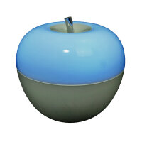 LED Dekoleuchte "Apple" dimmbar Lampe durch Pusten Ein-/Aus Apfel Farbwechsel