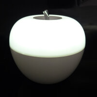 LED Dekoleuchte "Apple" dimmbar Lampe durch Pusten Ein-/Aus Apfel Farbwechsel