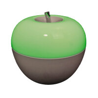 LED Dekoleuchte "Apple" dimmbar Lampe durch Pusten Ein-/Aus Apfel Farbwechsel