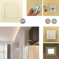 LED Einbauleuchte Bea eckig 12cm