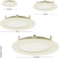 LED Einbauleuchte Berka rund 8,5cm